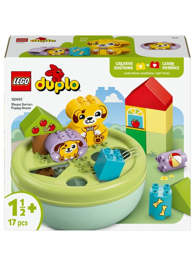 LEGO Duplo My First Shape Sorter: Puppy House Toy Set 10441 (Age 1½+, 17 Pieces) - Image 2