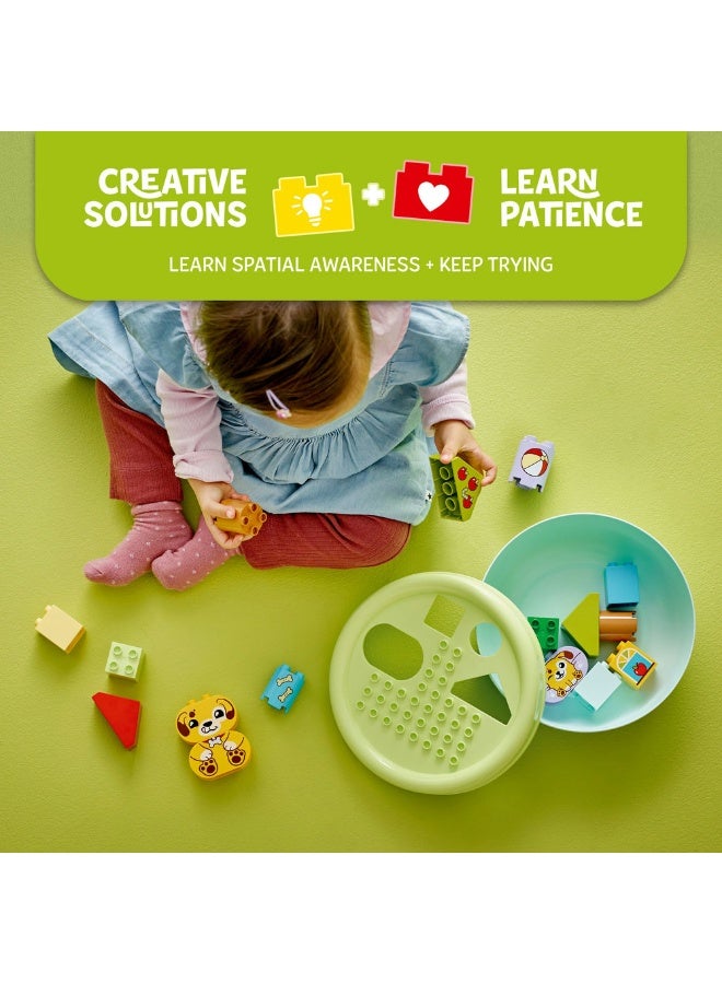 LEGO Duplo My First Shape Sorter: Puppy House Toy Set 10441 (Age 1½+, 17 Pieces) - Image 4