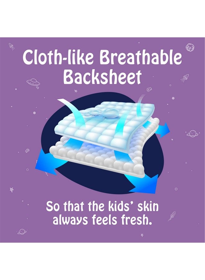 Snuggy Baby Diaper Pants Large 50 Count (Pack of 1), 9-13 kgs, Rapid Absorption, Anti - Bacterial - Image 4