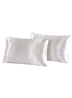 2-Piece Simple Solid Colour Pillow Case Cover