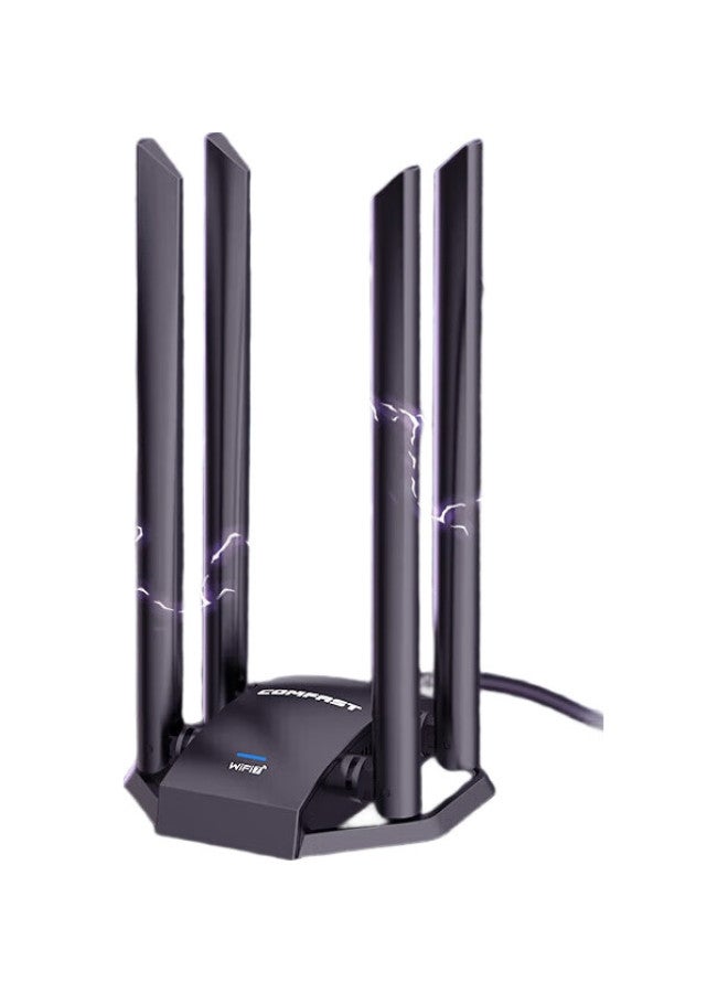 Comfast Cf-985Be Tri-Band 5G Gigabit Be6500 Gaming Driverless Wifi 7 Wireless Network Card For Desktop And Laptop, High-Power Adapter - Image 1