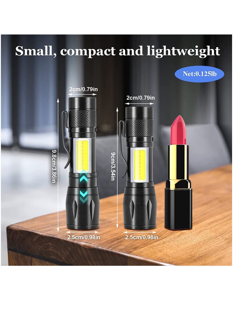 Generic Rechargeable High Lumen Tactical Flashlight with Zoomable Design and Three Light Modes IPX5 Waterproof with 5000mAh Battery for Camping Hiking and Emergencies  - Image 5