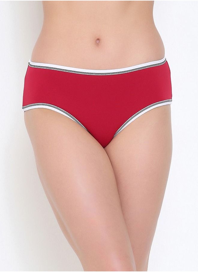 Clovia - Clovia Pack Of 3 Cotton Mid Waist Hipster Panty - Image 1