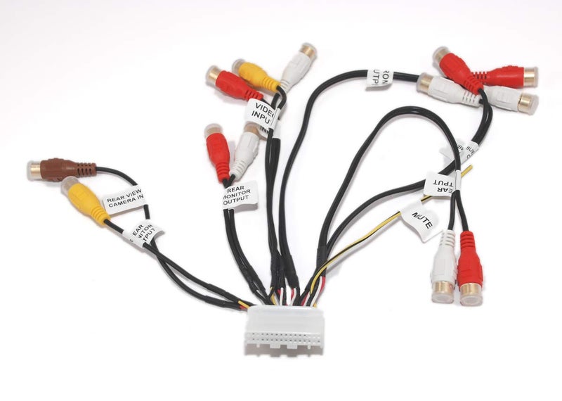 Xtenzi Audio Video Harness RCA Cord Assembly for Pioneer Avic-X920 Avic-Z120BT (CDP1304 CDP1335) - Image 1