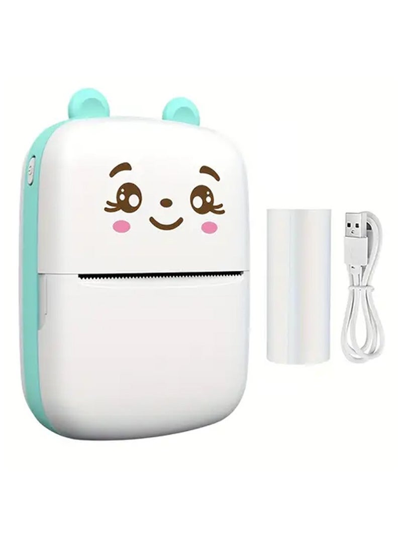 DubaiGallery 1pc Mini Photo Printer, Portable Thermal Printer For IOS Or Android, Inkless Printer Gift For Friends, Used In Home, Office, Study, Work List - Image 1