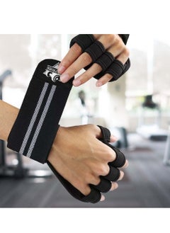 FIT TRIBE Workout & Weight Lifting Gloves for Men & Women - Non-Slip Grip, Adjustable Wrist Support, Breathable, Lightweight Training Gloves for Home Gym and Fitness Accessories  - Image 5