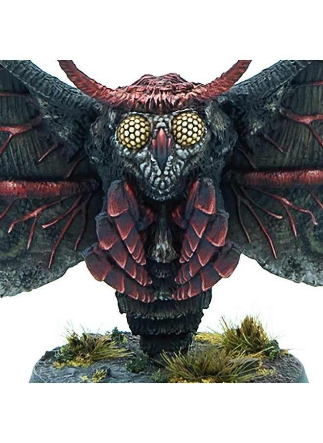 Modiphius - Entertainment: Fallout: Miniatures - Cult Of The Mothman: Mothman Eclipse - 3 Figures, Appalachia Wave, Unpainted Resin, Tabletop Game - Image 1
