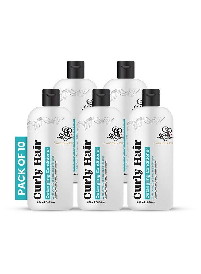 PROLIXR Conditioner For Curly Hair 200Ml | Frizzy Hair Products For Women & Men | Curly Hair Products By Savio John Pereira (Pack Of 10) - Image 1