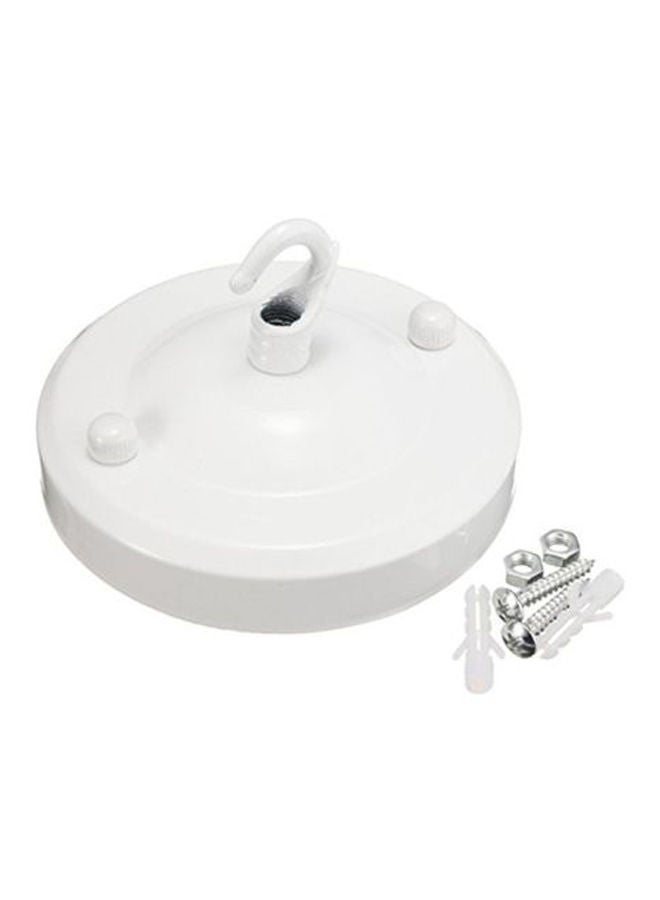 NIBEMINENT Vintage Ceiling Lamp Hook White 11x2centimeter  - Image 3