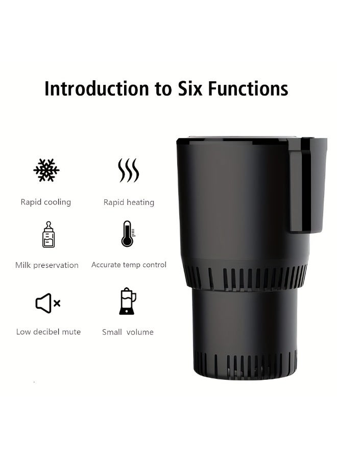 Smart Cup, 2 in 1 Car Drink Cooler Warmer, Car Coffee Cup Cooler Warmer, Personal Thermoelectric Cooling Cup, Mug Holder with Cooling and Heating Functions, Car Cooler Cup (Black) - Image 3