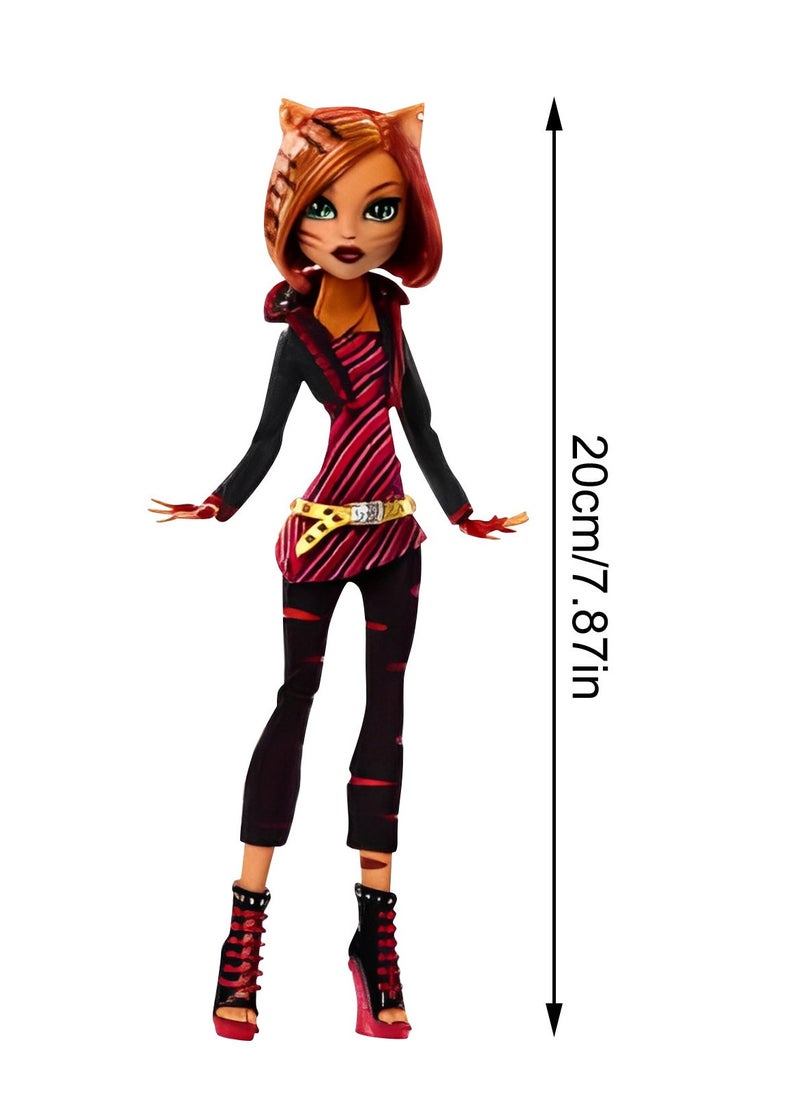 Tepveisoy - Toralei Collectible Resin Monster Creeproduction Doll Toy, Monster Creeproduction High Boo-riginal Creeproduction Figure Doll, Monster Doll High Toys, TV & Games Cartoon Character Doll for Fans - Image 1