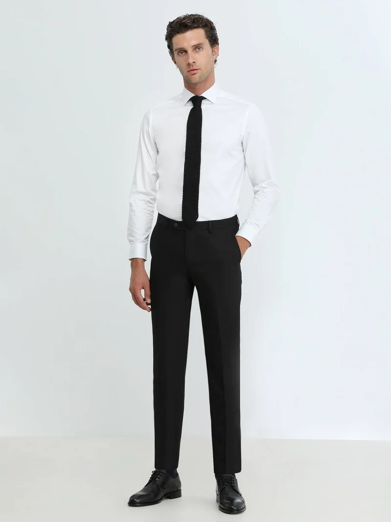 كيب White Plain Regular Fit Woven Classic 100% Cotton Shirt