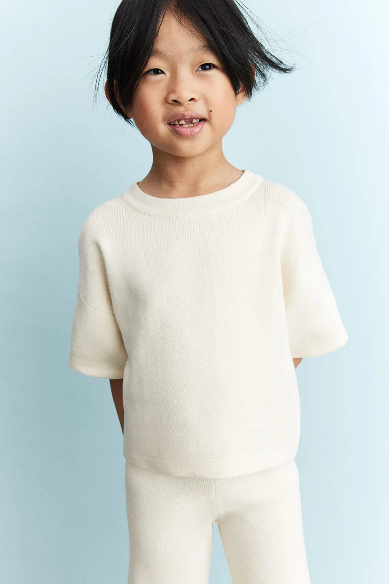 H&M 2-piece fine-knit cotton set