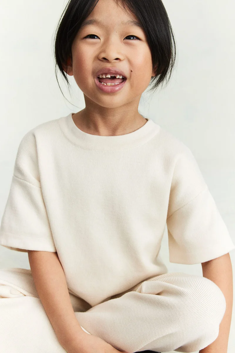 H&M 2-piece fine-knit cotton set