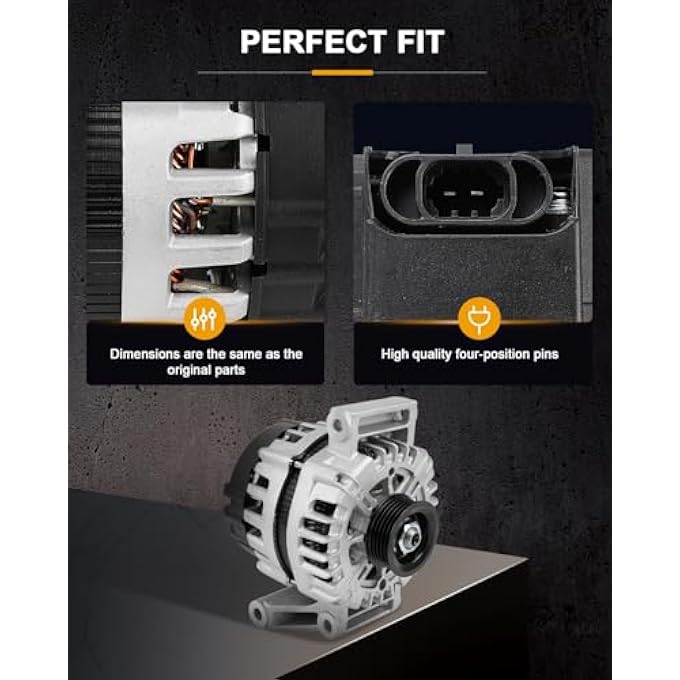 ROADFAR Alternator Replacement Fits for Chevrolet for HHR 2.4L 2008 2009 2010 2011 - Image 5