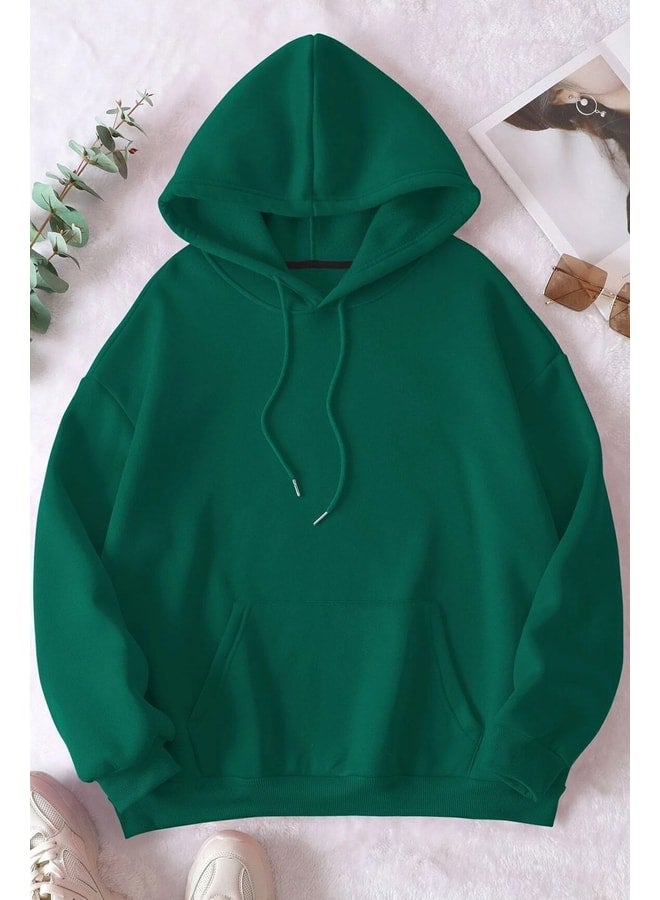 uyguntarz Unisex Cotton Ribbed Hooded Sweatshirt. - Image 1