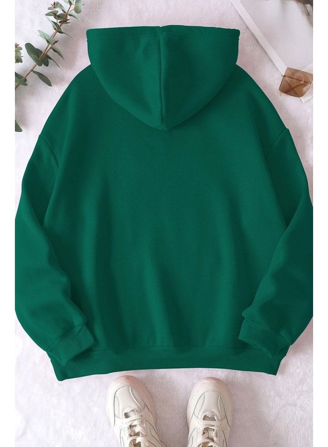 uyguntarz Unisex Cotton Ribbed Hooded Sweatshirt. - Image 2