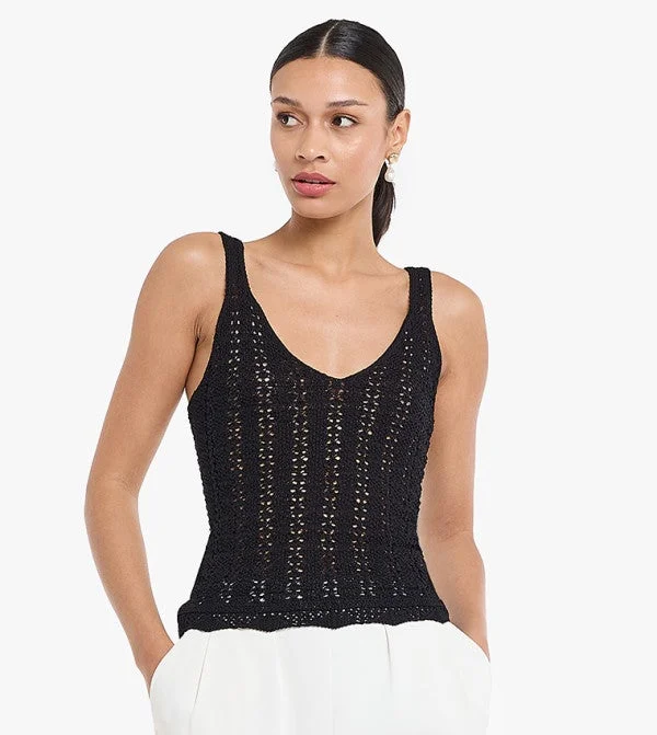 بي سي بي جي BCBG Crochet Cami Top