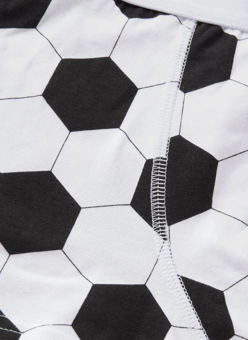 ماتلان عبوة من  سراويل داخلية حمراء لكرة القدم للأولاد