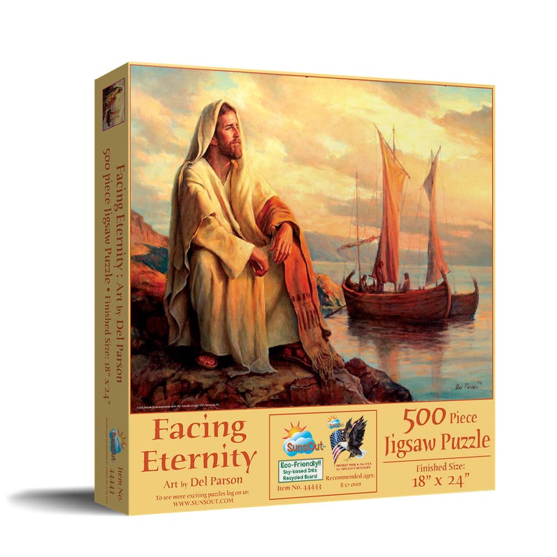 SUNSOUT INC  Facing Eternity  500 pc Jigsaw Puzzle by Artist Del Parson  Finished Size 18 x 24  MPN 44443 - Image 3