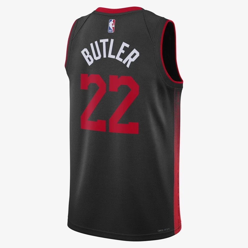 Nike Black Men's NBA Miami Heat Jimmy Butler Edition Dri-FIT Swingman Basketball Jersey - 2023/24 for Men | Best Price UAE