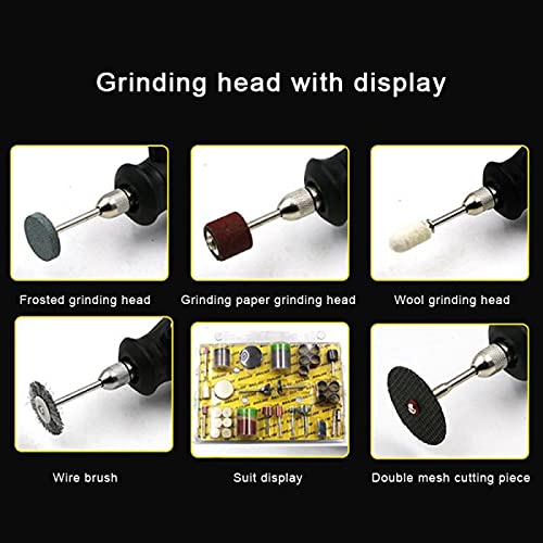 MLD MLD 105PCS Bit Set Quality Drill Rotary Tool Mill Cutter Sander paper Wire Brush Grinding Accessories (105 Pcs, Suitable for Grinding/Cutting/polishing)  - Image 3