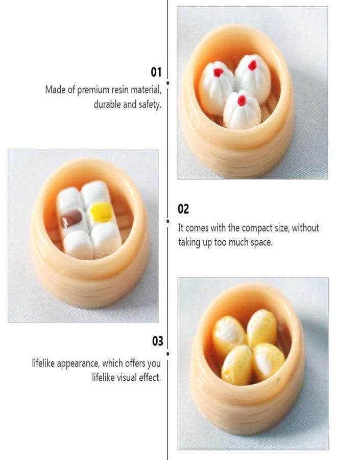 HANABASS 10 Pcs Miniature Food Models Resin Mini Food Adornment for Dollhouse Accessories Mini House Tea Restaurant Decor Lifelike Small Figurines for Scene Styling - Image 4