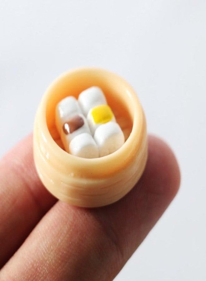 HANABASS 10 Pcs Miniature Food Models Resin Mini Food Adornment for Dollhouse Accessories Mini House Tea Restaurant Decor Lifelike Small Figurines for Scene Styling - Image 3