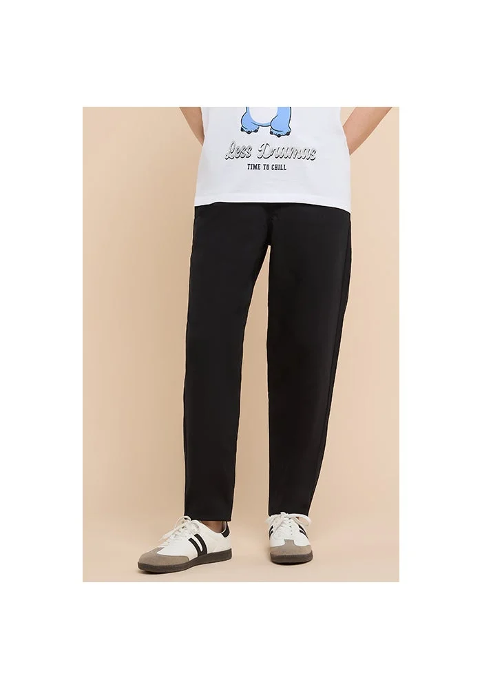 R&b Solid Mom Fit Jeans with Button Closure