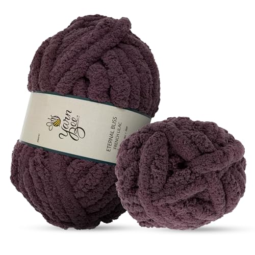 Hobby Lobby French Lilac Yarn Bee Eternal Bliss Yarn Chunky Knitting and Craft DIY Material - Image 1
