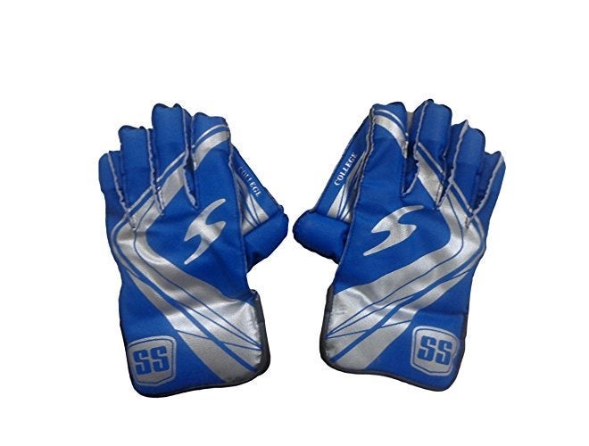 قفازات كريكيت للحفاظ على الويكيت من القطن للشباب (متعددة الألوان)