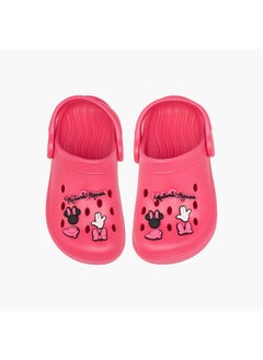 Disney Girls Minnie Mouse Accent Slip-On Clogs  - Image 1