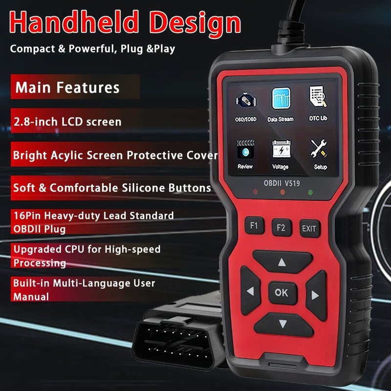 Black OBD2 Scanner USB Real Time Data Stream Diagnostic Tool - Image 3