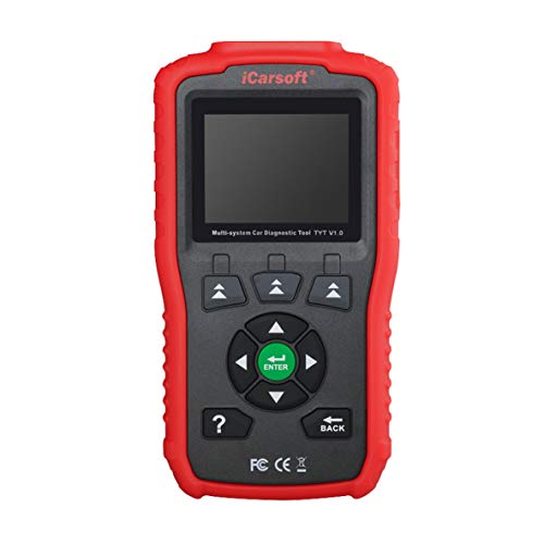 iCarsoft Auto Diagnostic Scanner TYT V1.0 for Toyota/Lexus/Scion/Isuzu, ABS, SRS, Oil Service Reset ect (Red) - Image 1