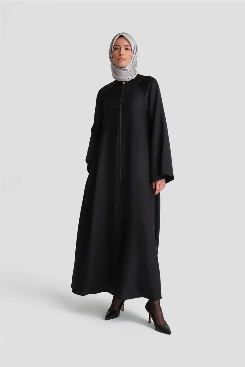 ARMINE Fabric Mix Abaya 24K8900 Black