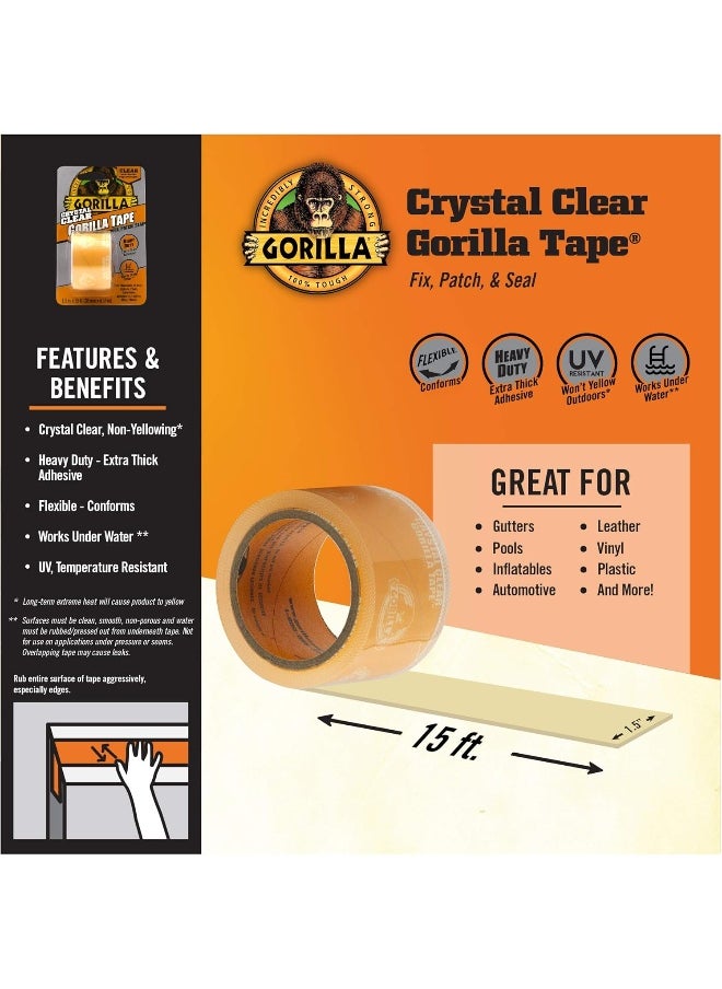 Gorilla - Gorilla Crystal Clear Gorilla Tape - Image 1
