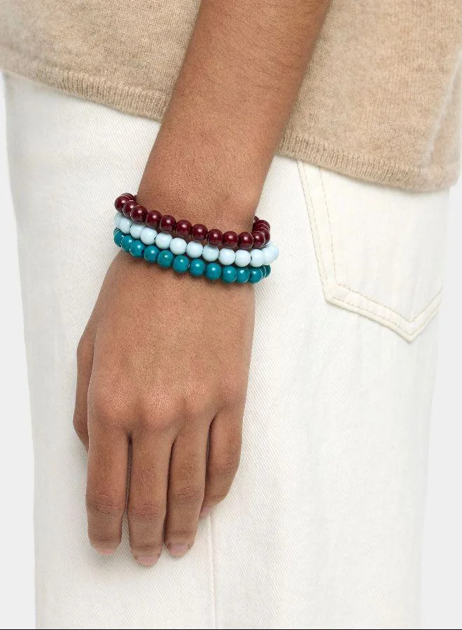 بارفوا مجموعة أساور الراتنج