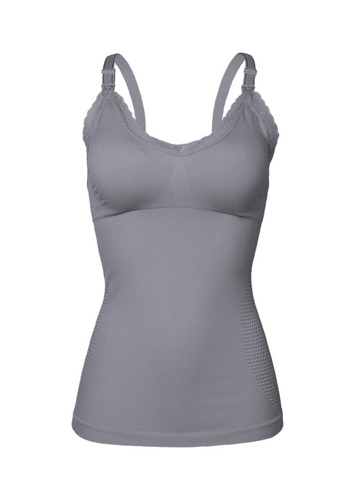 Maternity long front button nursing bra - Image 1