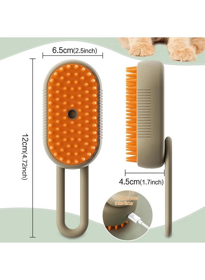 Generic Pet Grooming Steam Brush for Dogs and Cats, Rechargeable, Soft and Comfortable, Suitable for Long/Short Hair (Rose Gold) - Image 5