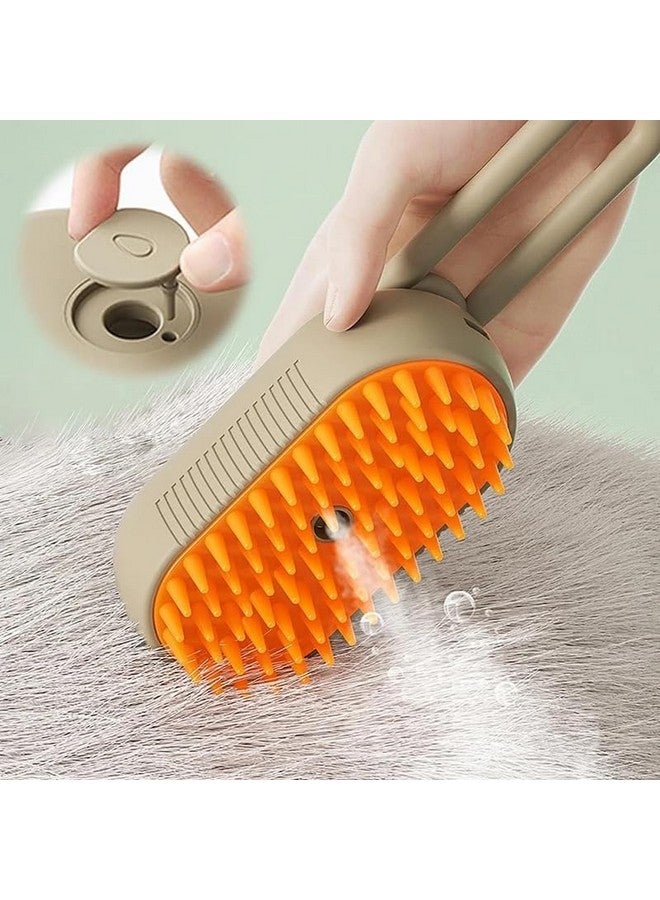 Generic Pet Grooming Steam Brush for Dogs and Cats, Rechargeable, Soft and Comfortable, Suitable for Long/Short Hair (Rose Gold) - Image 2