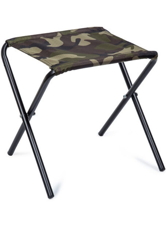 Greenlands Camping Stool MS‑S Green Camo – Compact Foldable Outdoor Seat - Image 1