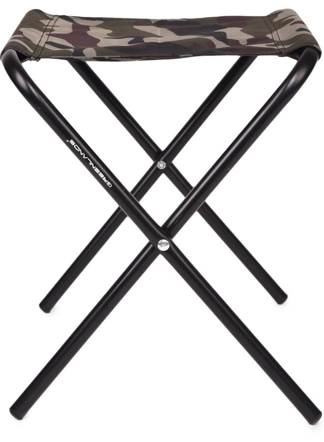 Greenlands Camping Stool MS‑S Green Camo – Compact Foldable Outdoor Seat - Image 3