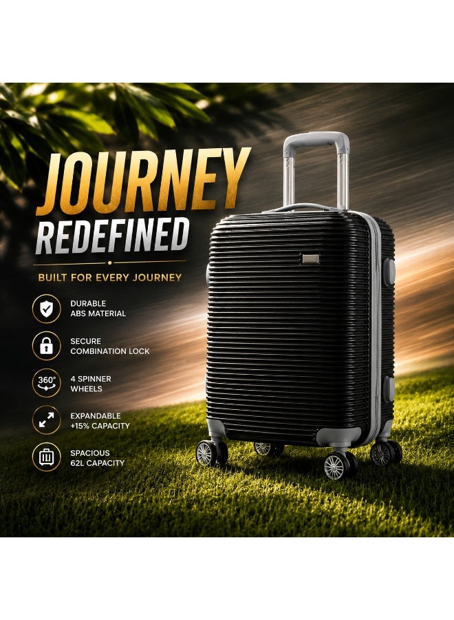 24 Inch Luggage Trolley Travel Bag, Original Polypropylene Material, Hard Shell Suitcase, Lightweight Design with Smooth Wheels, 2-Year Warranty, Replacement Warranty from Authorized Distributor and Seller - Image 4