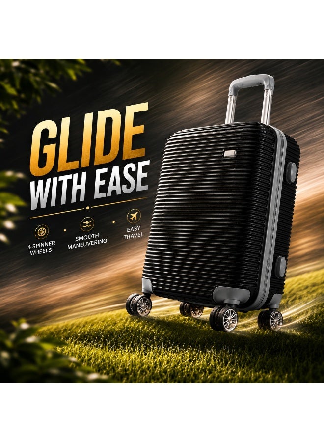 24 Inch Luggage Trolley Travel Bag, Original Polypropylene Material, Hard Shell Suitcase, Lightweight Design with Smooth Wheels, 2-Year Warranty, Replacement Warranty from Authorized Distributor and Seller - Image 2