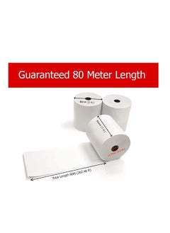 Terabyte 20 Thermal Rolls For Cash Register Machine 80x80 mm  - Image 2
