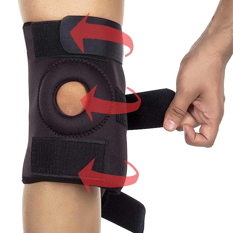 Dyna Wrap Around Knee Support-Knee Cap with Open Patella Design for Patella Tracking-Wrap Around Knee Support-Special - Image 4