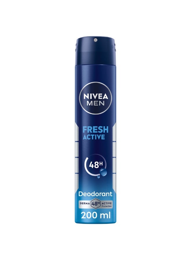 Nivea بخاخ مزيل العرق المضاد للبكتيريا مع تركيبة منعشة - Image 1