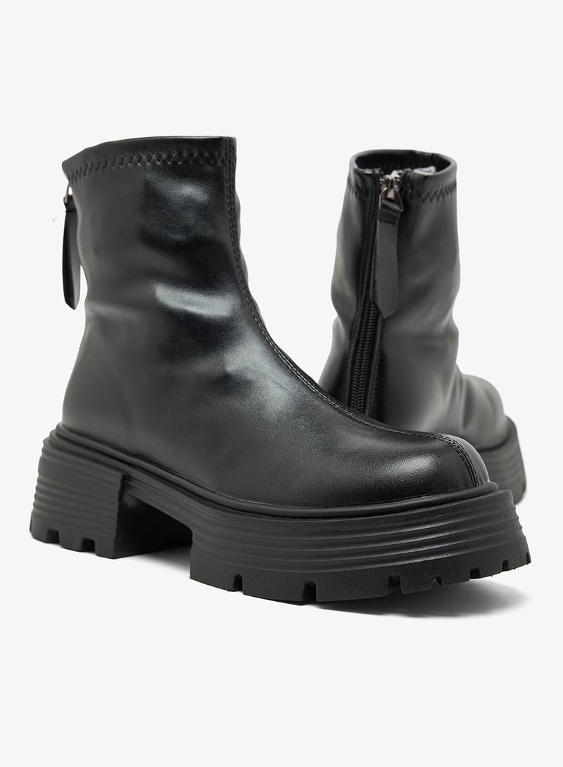 ايلا بوت للكاحل بنعل سميك - Image 4