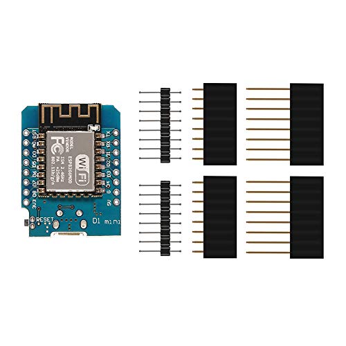 AITRIP D1 Mini WiFi Dev Board,Mini NodeMcu Lua 4M Bytes WLAN WiFi Internet Development Board Base on ESP8266 ESP-12F for Arduino, 100% Compatible with WeMos D1 Mini (Pack of 6) - Image 3
