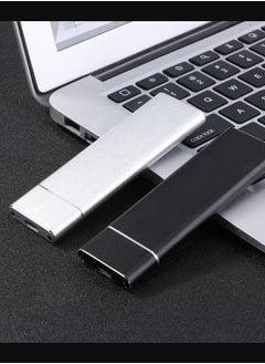 Generic حافظة محول USB 3.1 Type-C لمحرك الأقراص الصلبة SSD M2 باللون الفضي  - Image 5